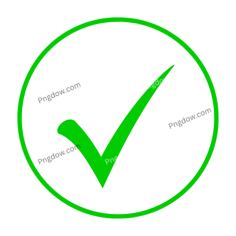 Check mark green png