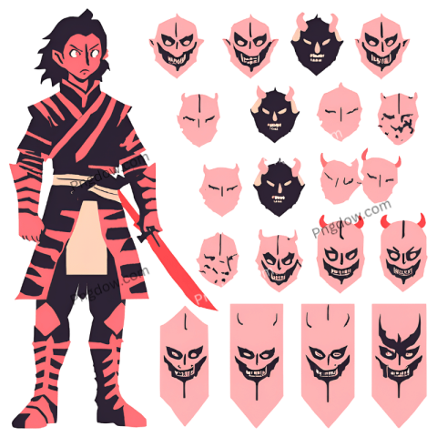 Demon slayer png logo