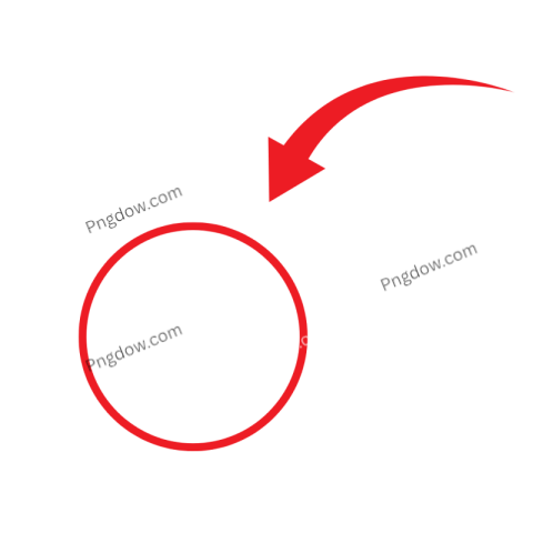 Red circle arrow