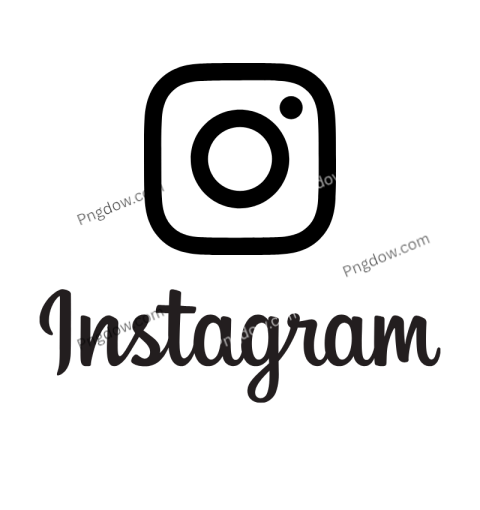 instagram black logo png