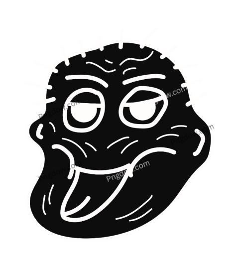 Troll face download, troll face, scary troll face png