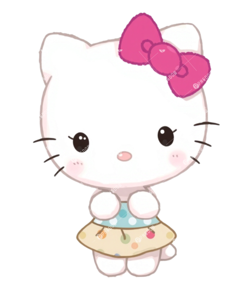 hello kitty clipart, transparent background