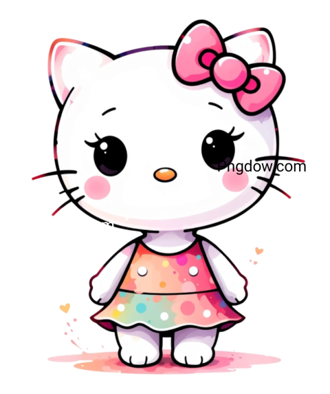 how to hello kitty clipart