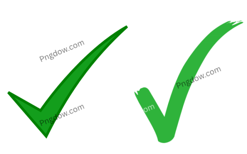 Green check mark clipart