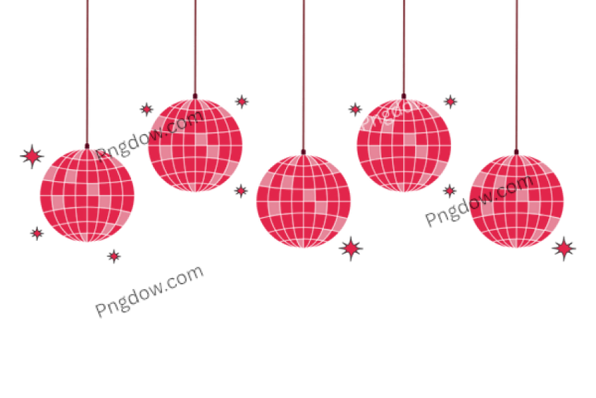 Red Disco Ball