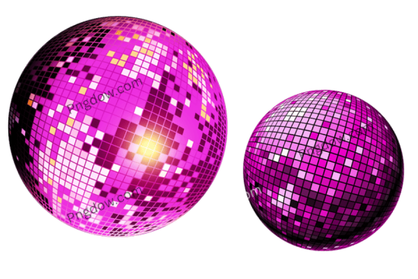 Pink Disco Ball png