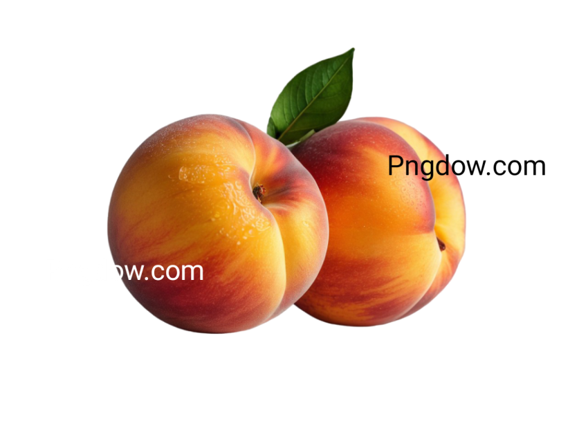 Peach PNG image with transparent background, Peach PNG
