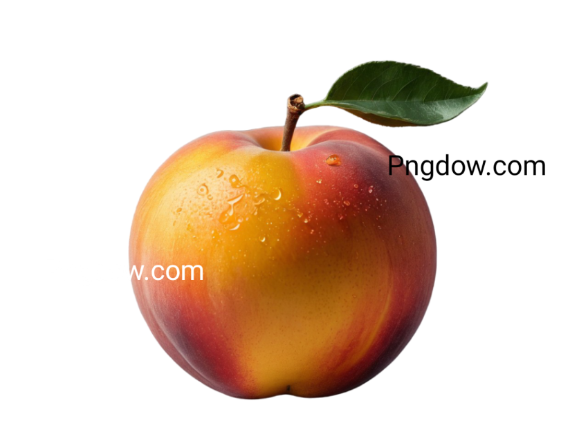 Exclusive Peach PNG Image with Transparent Background   Download Now!
