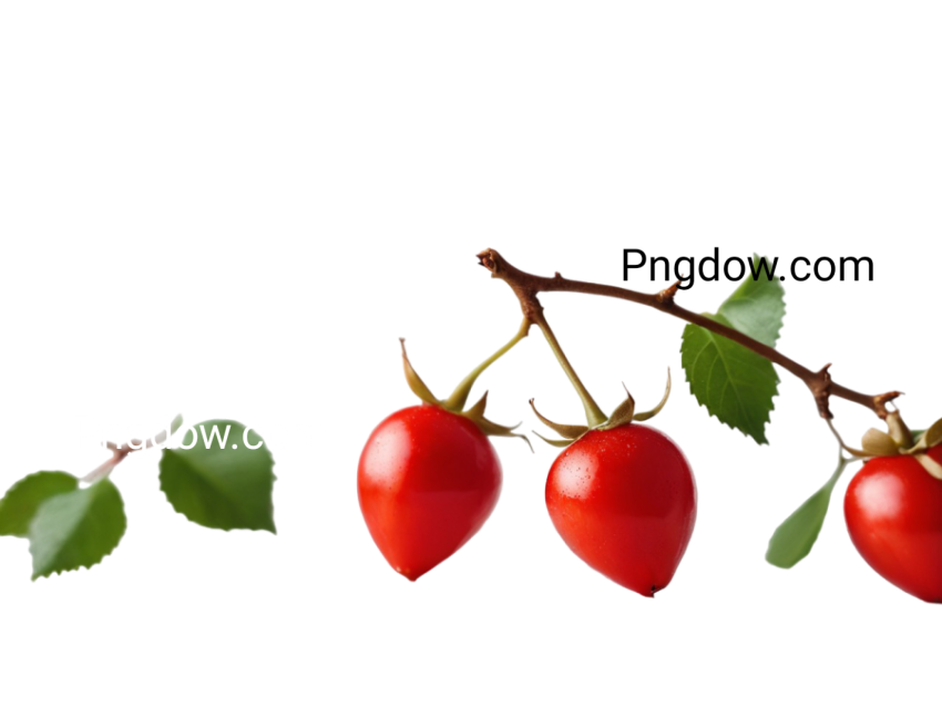 Rose hip PNG image with transparent background, edelweis