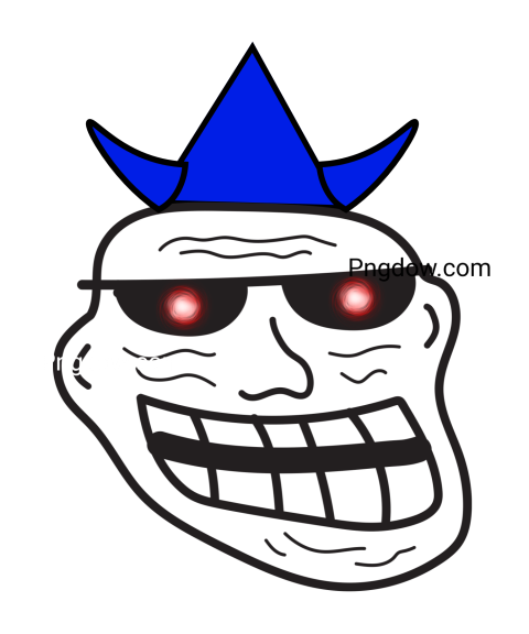 troll face png transparent for free