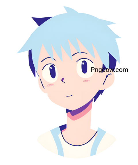 anime boy face png