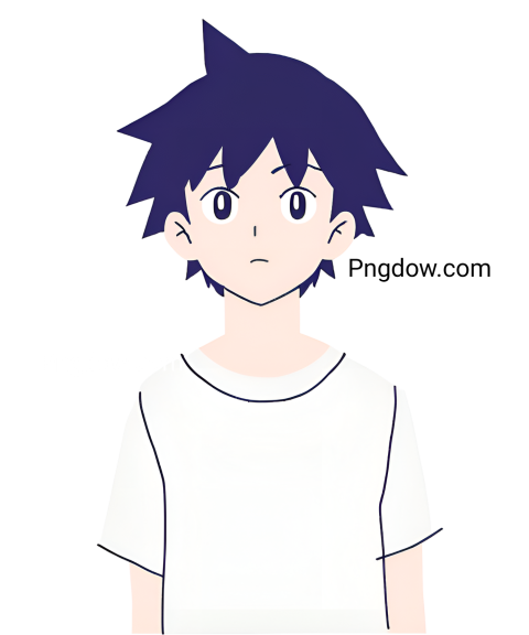 anime boy standing png