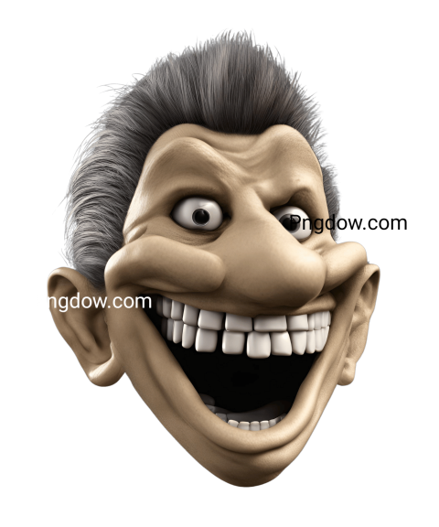 Iconic Troll Face PNG for Memes and Humor