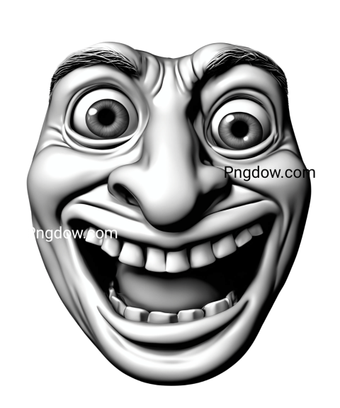 Iconic Troll Face PNG   Get the Legendary Meme Image