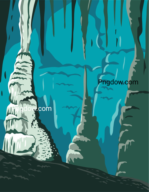 Carlsbad Caverns National Park ,vector image For Free