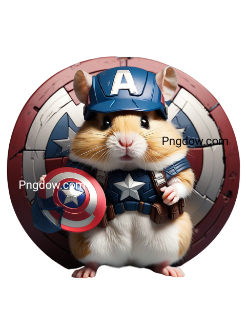 Captain America Golden hamster Png