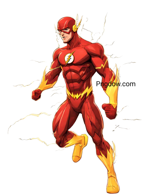 lightning the flash red png free