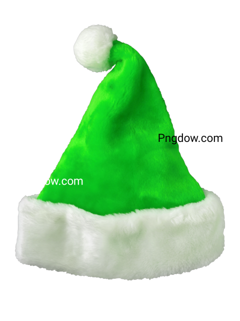 green santa hat