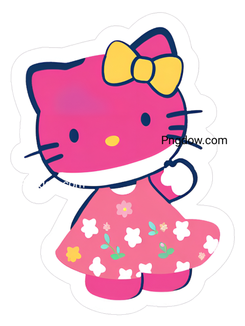 hello kitty flower dress