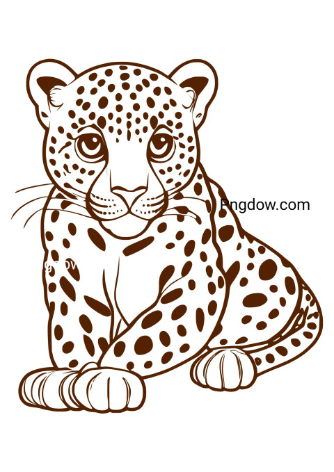 Printable Jaguar Coloring Page