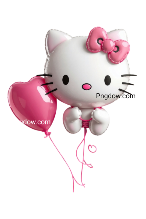 3D hello kitty balloon png