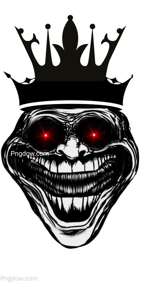 troll face png, fire troll face image, fire troll face