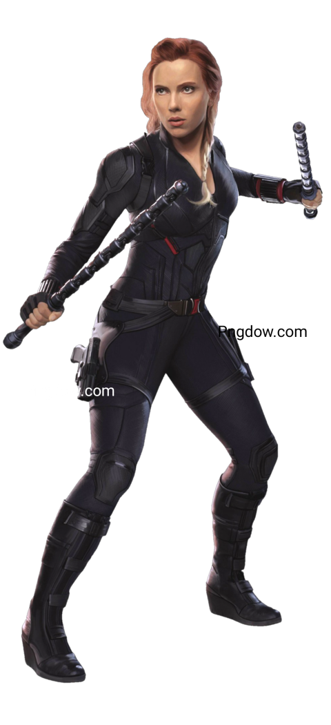 Black Widow in black Suit png