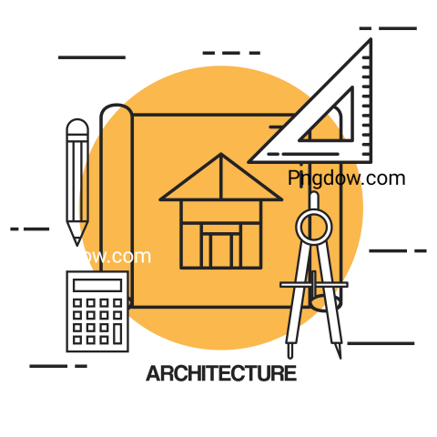Architectural Design Set Icons for png Free download