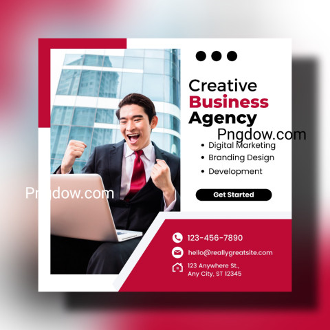 Creative Business Agency Instagram Post For Free Download