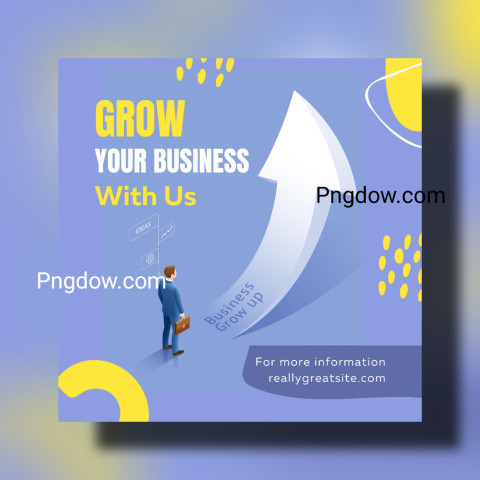 Illustration Business Grow Promotion Instagram Post for Free