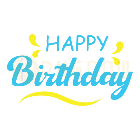 Birthday text Png transparent images for free, (2)