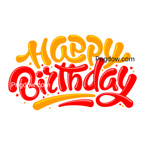 Birthday text Png transparent images for free, (21)