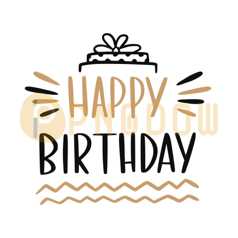 Birthday text Png transparent images for free, (39)