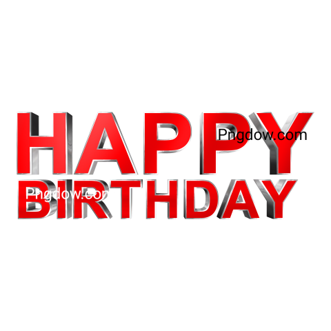 Birthday text Png transparent images for free, (42)