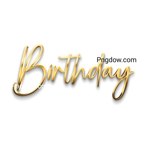 Birthday text Png transparent images for free, (45)