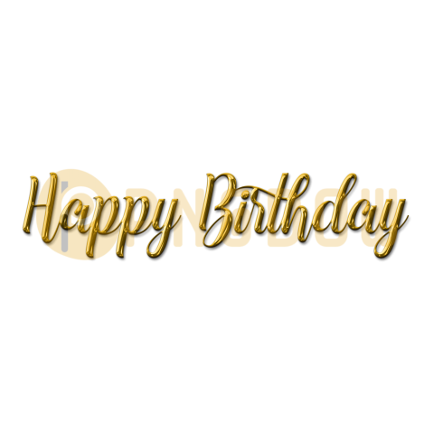 Birthday text Png transparent images for free, (75)