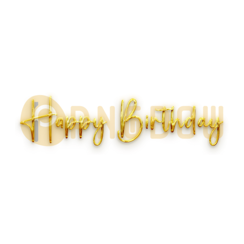 Birthday text Png transparent images for free, (73)