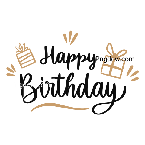 Birthday text Png transparent images for free, (82)