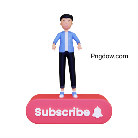 Premium Youtube subscribe Png Button for Free Download, (21)