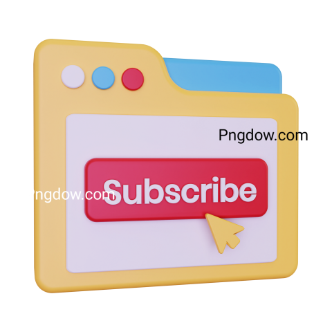 Premium Youtube subscribe Png Button for Free Download, (25)