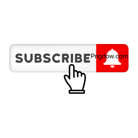 Premium Youtube subscribe Png Button for Free Download, (50)