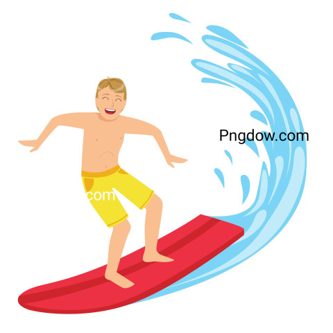 Surfer ,vector image For Free