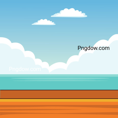 Landscape Background Cartoon ,vector image For Free