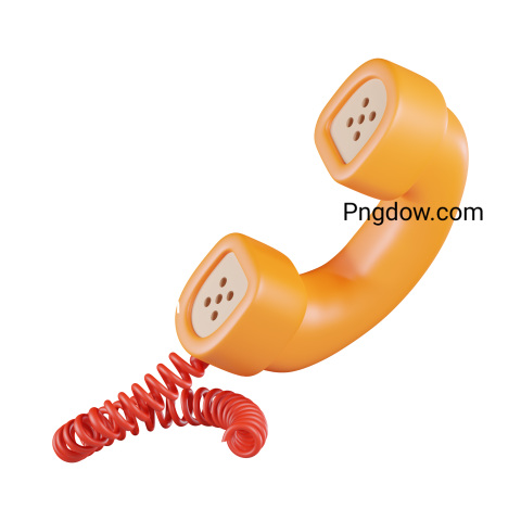 Premium 3D Business Model for Free , Telephone 3D Icon