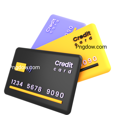 Premium 3D Business Model for Free , 3d illustration credit card