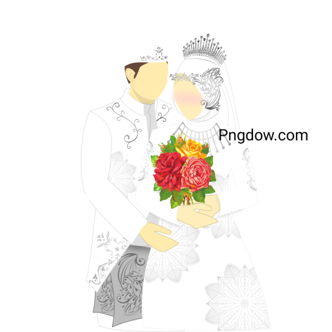 Married Couple Illustration For Free