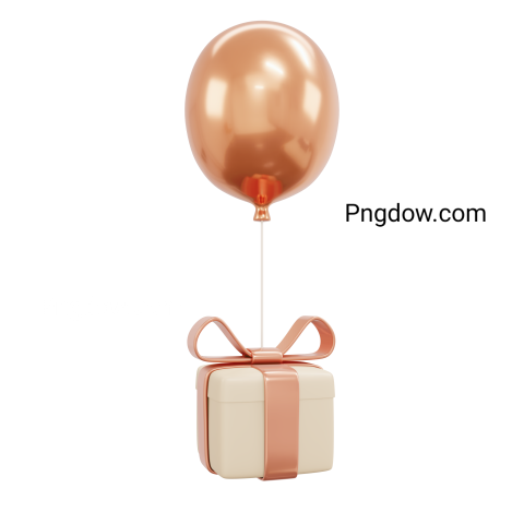 Luxury theme of shiny balloon background 3d model (2)