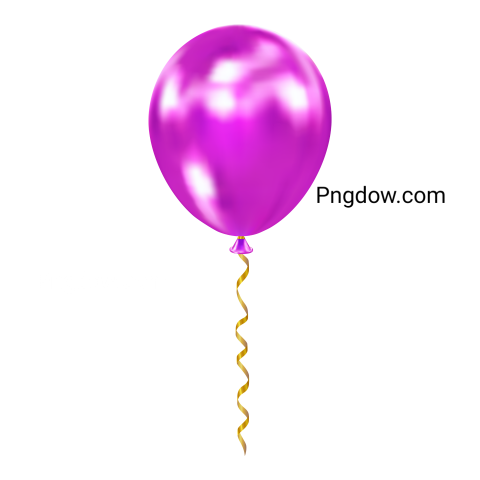 Colored Realistic Glossy Helium Balloon for Birthday, Event, Party, Celebrate Anniversary and Wedding for Free