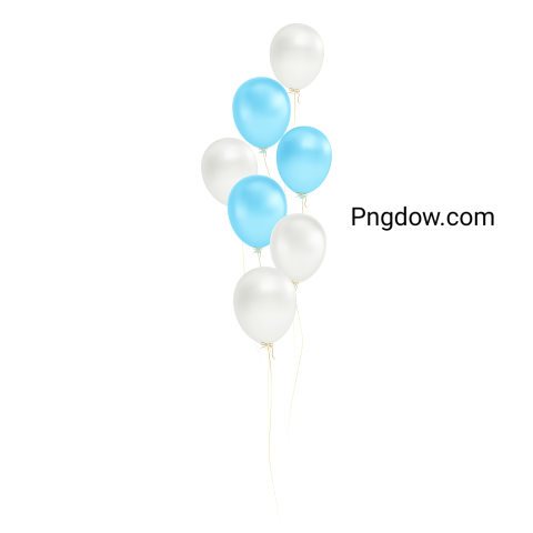 White blue balloons for Free Download
