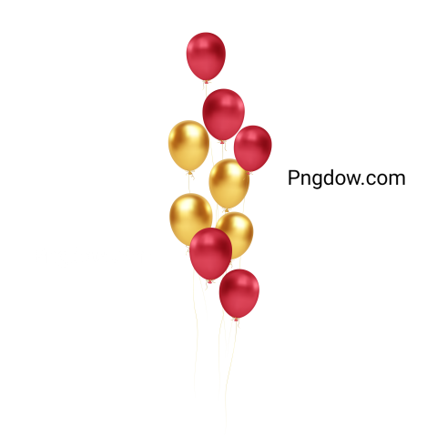 Red gold balloons for Free Download